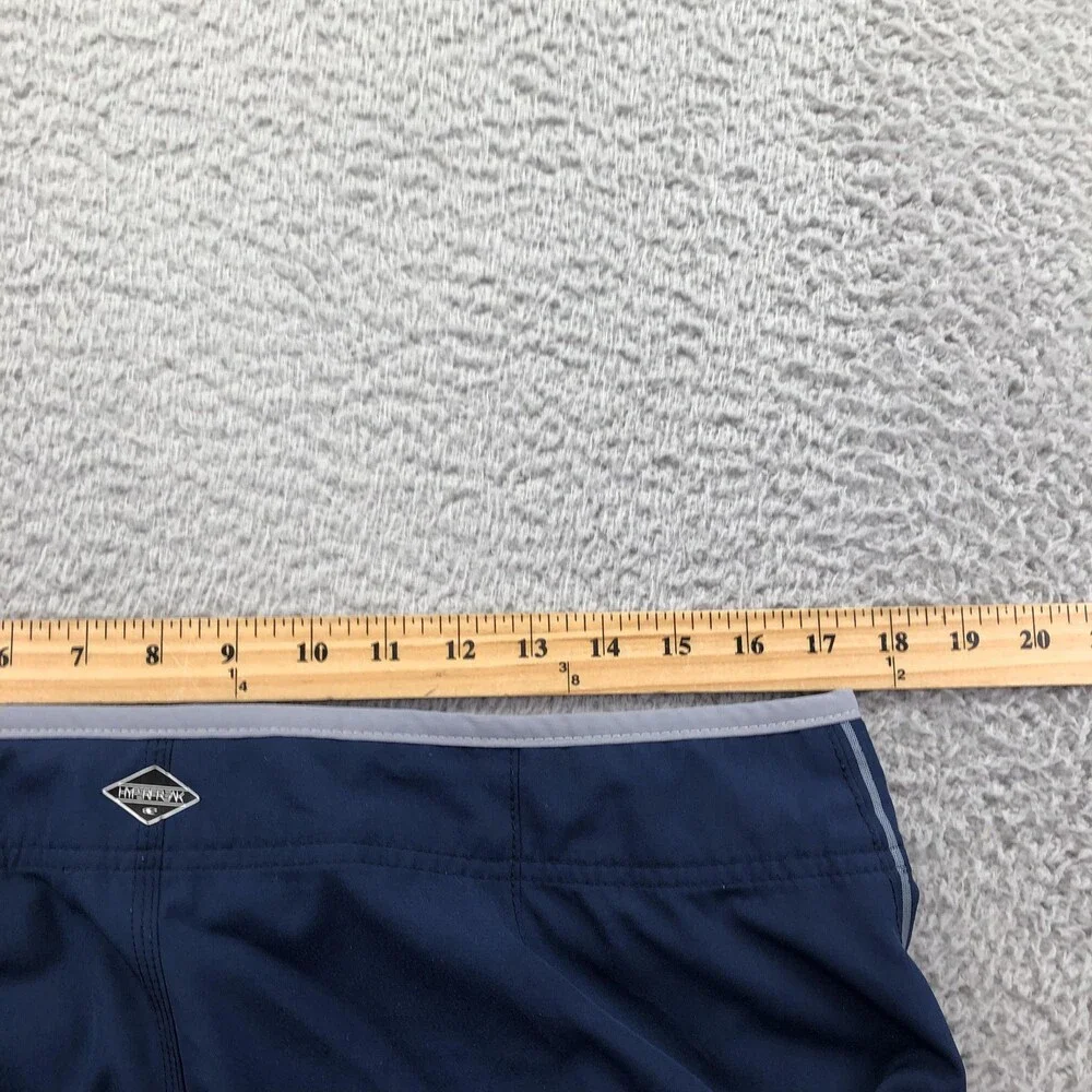 O'Neill Board Shorts Mens 34 Blue Hyperfreak Solid Swim Trunks Zip Pocket Surf